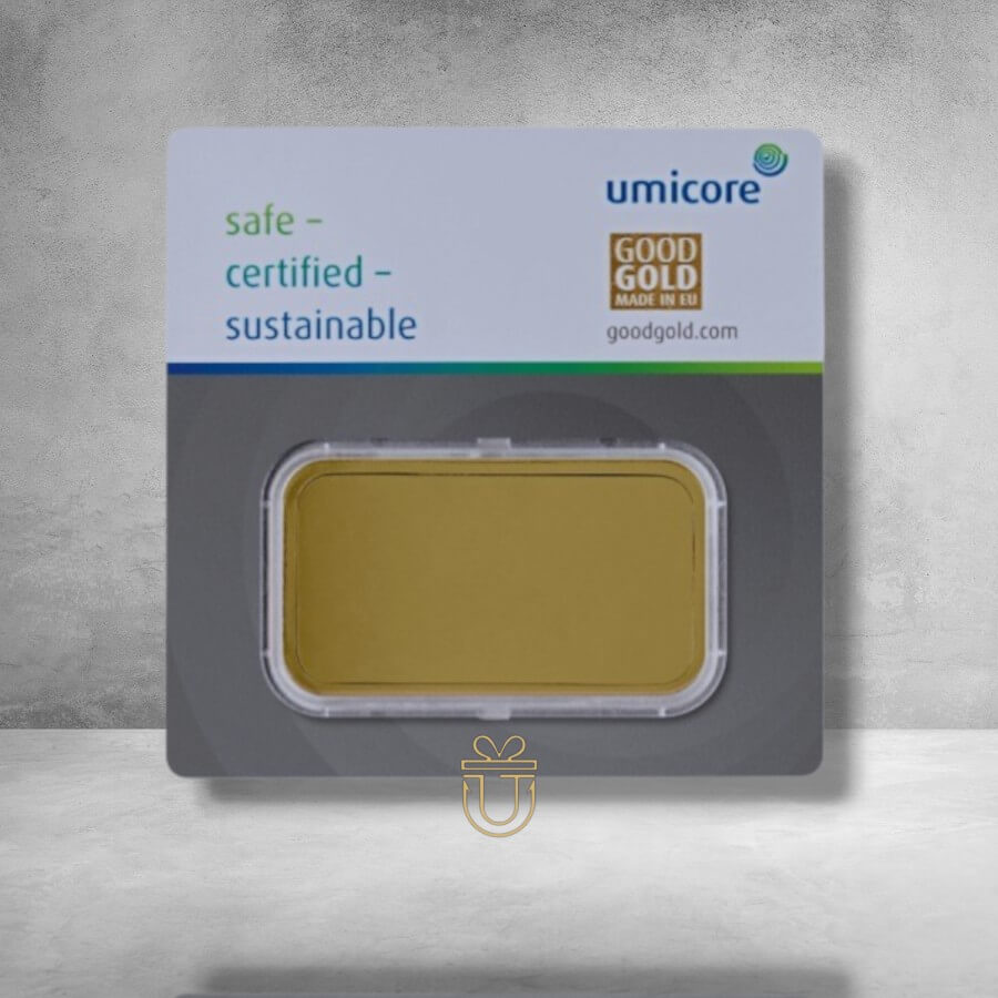 Goldbarren Karte 100g