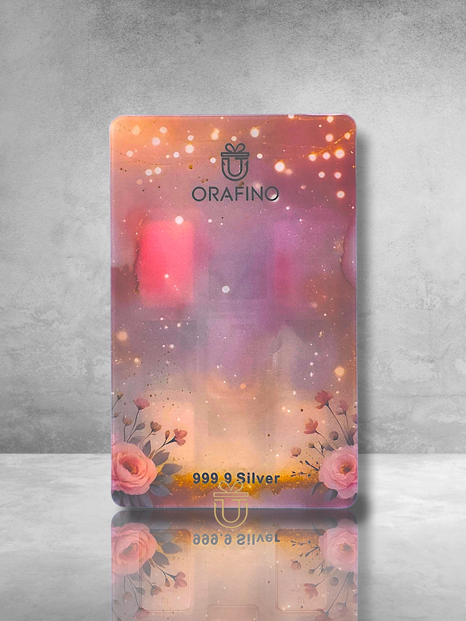 Orafino Geschenkkarte "Zur Hochzeit" Rosa 5 x 1 g