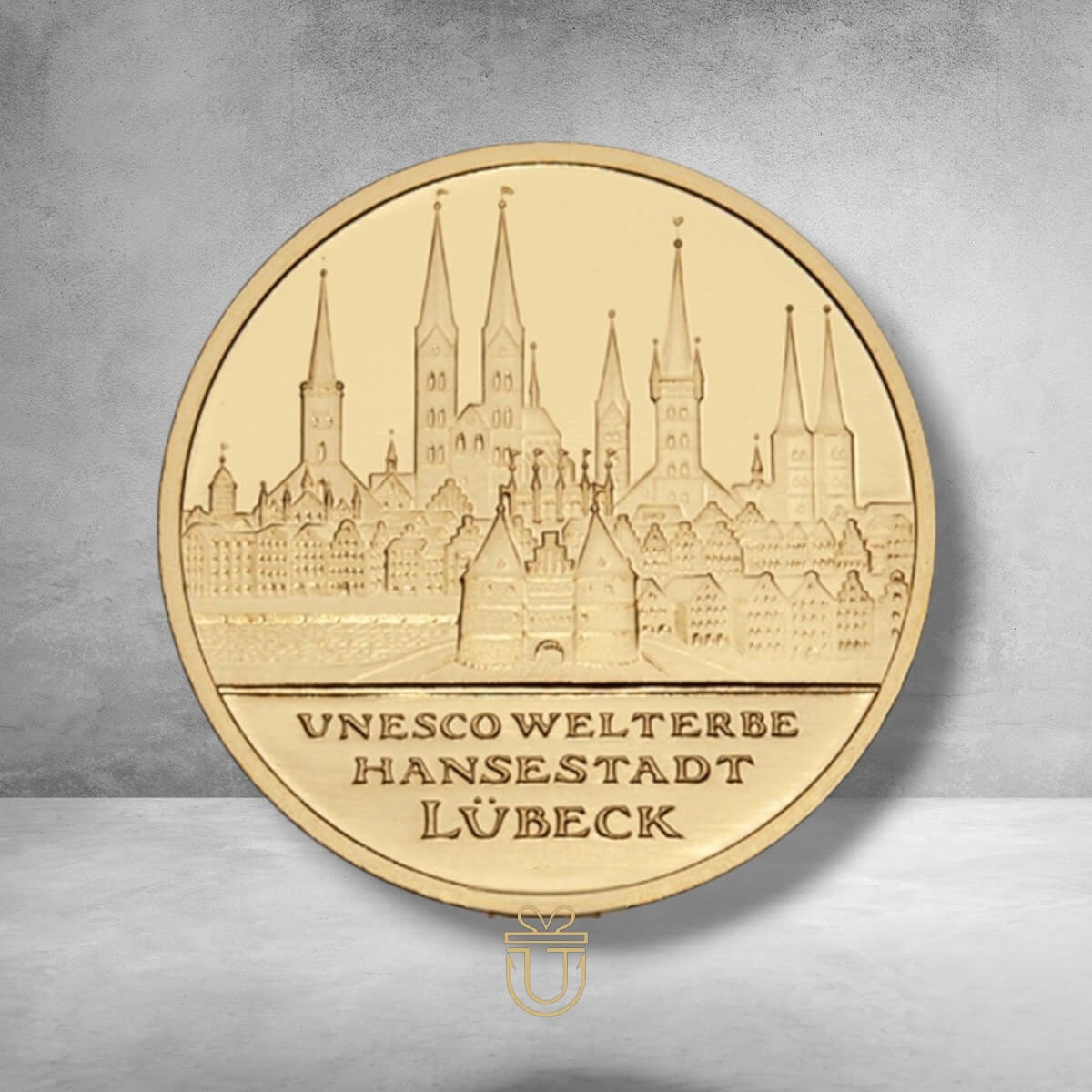 100 € Goldmünze – UNESCO Welterbe Hansestadt Lübeck 1/2 Oz