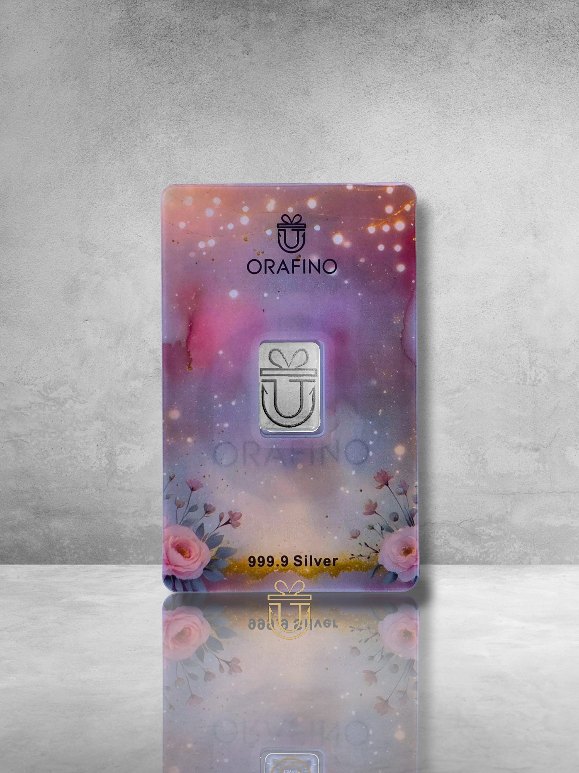 Orafino Gift Card "For Wedding" Pink 1 g