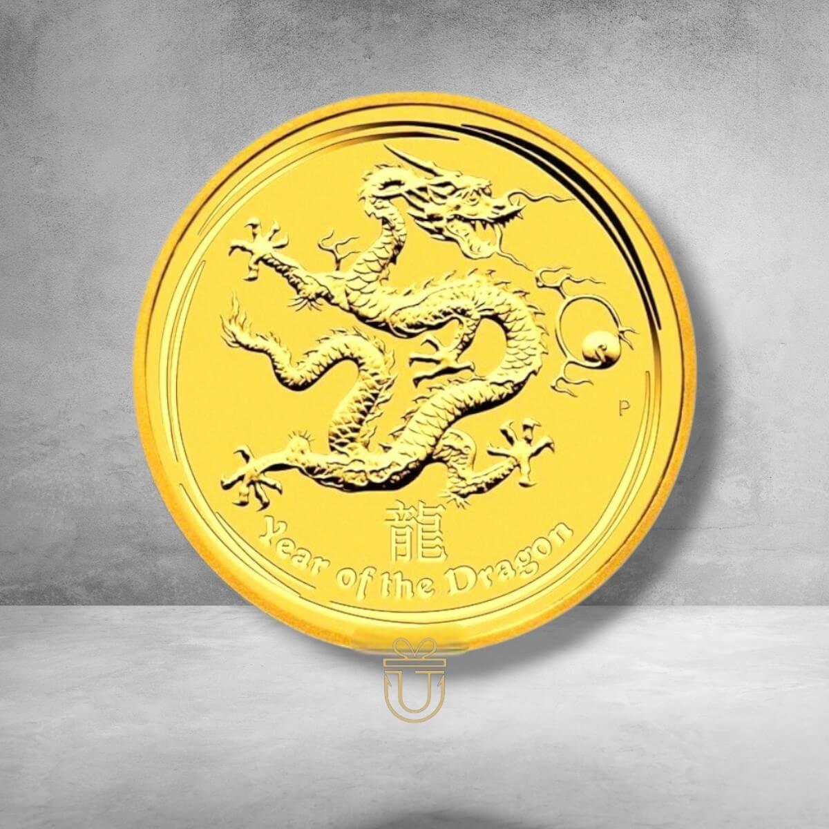 Goldmünze „Year of the Dragon“ – Australia - Jahrgang 2012 1/4 Oz