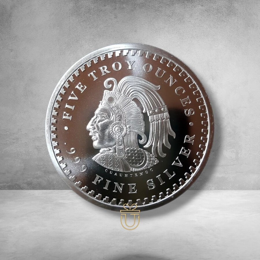 Aztekenkalender Silber-Rund 5 Oz