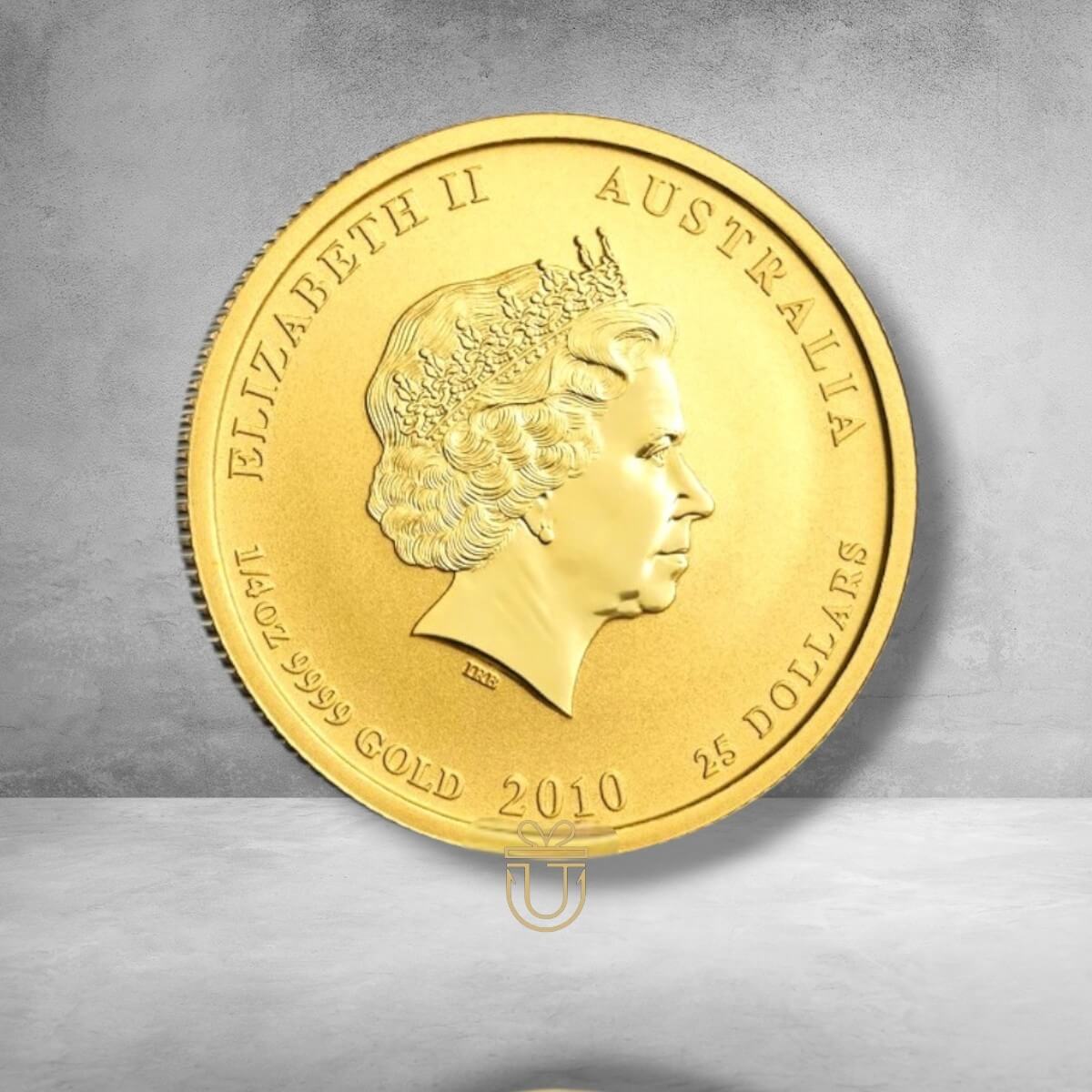 Goldmünze „Year of the Tiger“ – Australia - Jahrgang 2010 1/4 Oz