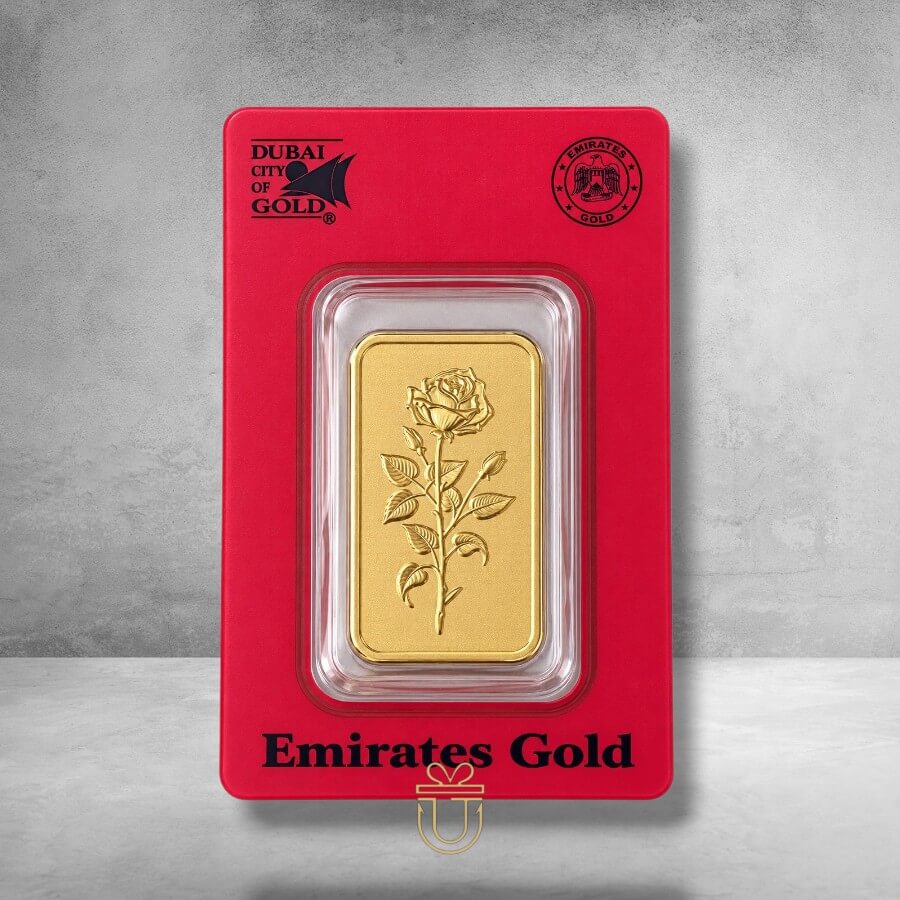Gold Bar Card 1 oz - Emirates Gold **