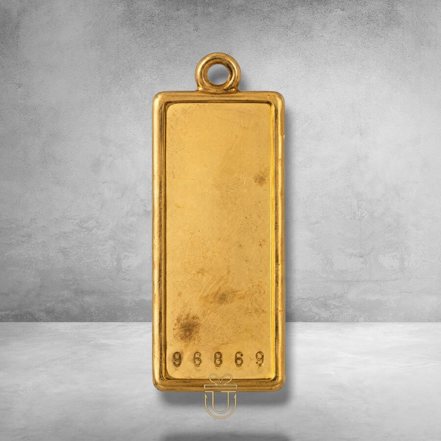 Gold Bar Pendant 5g - Dresdner Bank AG - without blister packaging **