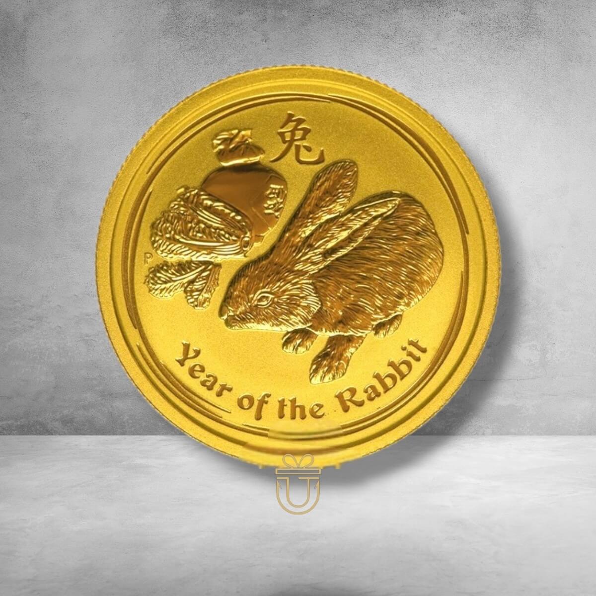 Goldmünze „Year of the Rabbit“ – Australia - Jahrgang 2011 1/4 Oz
