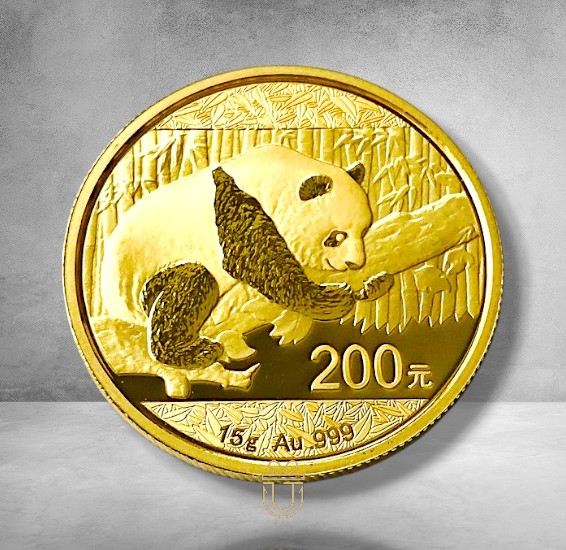 China Panda 200 Yuan 15 g