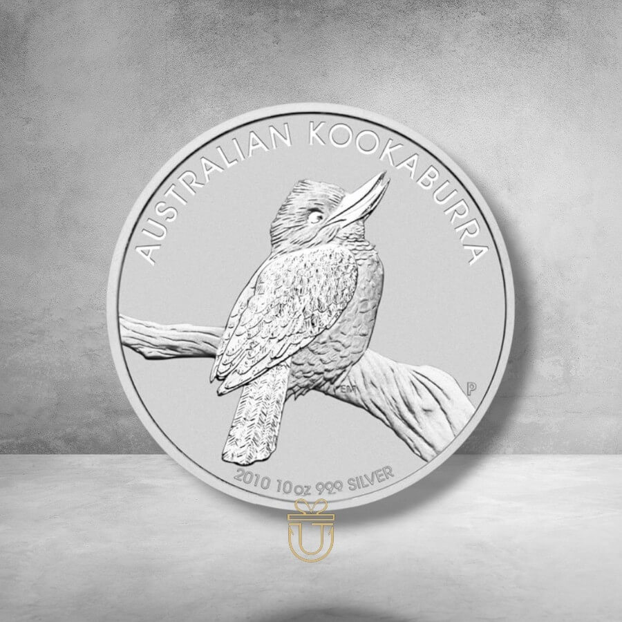 Australia Kookaburra 10 AUD - Jahrgang 2010  10 Oz Silbermünze