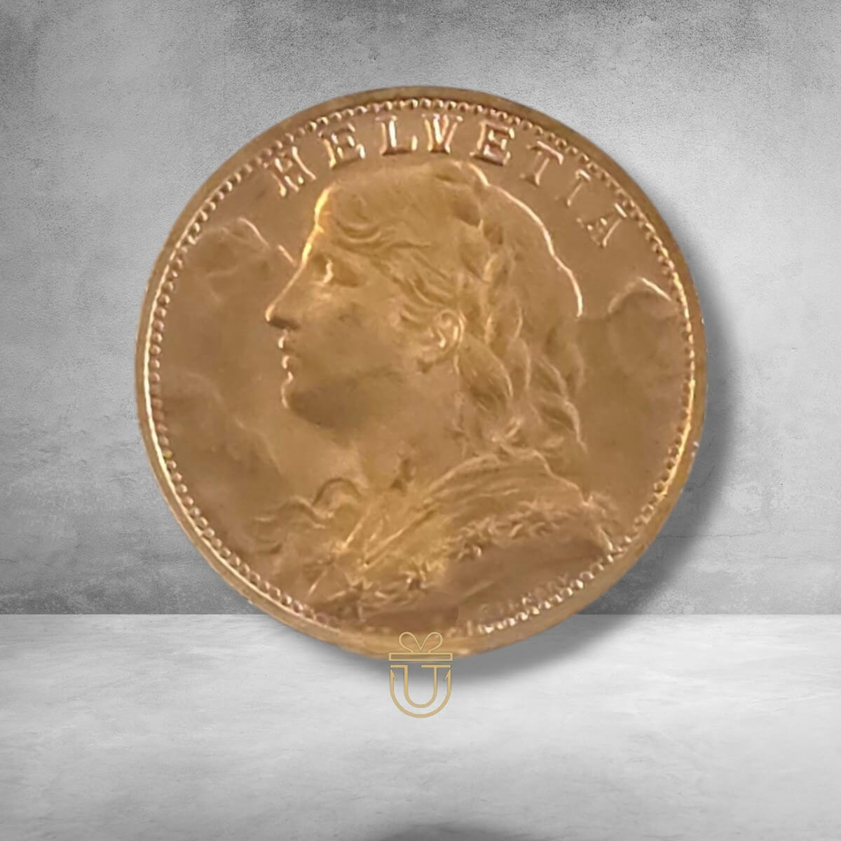 Vrenelli - 20 Franken Goldmünze Schweiz Jahrgang 1947 – Helvetia