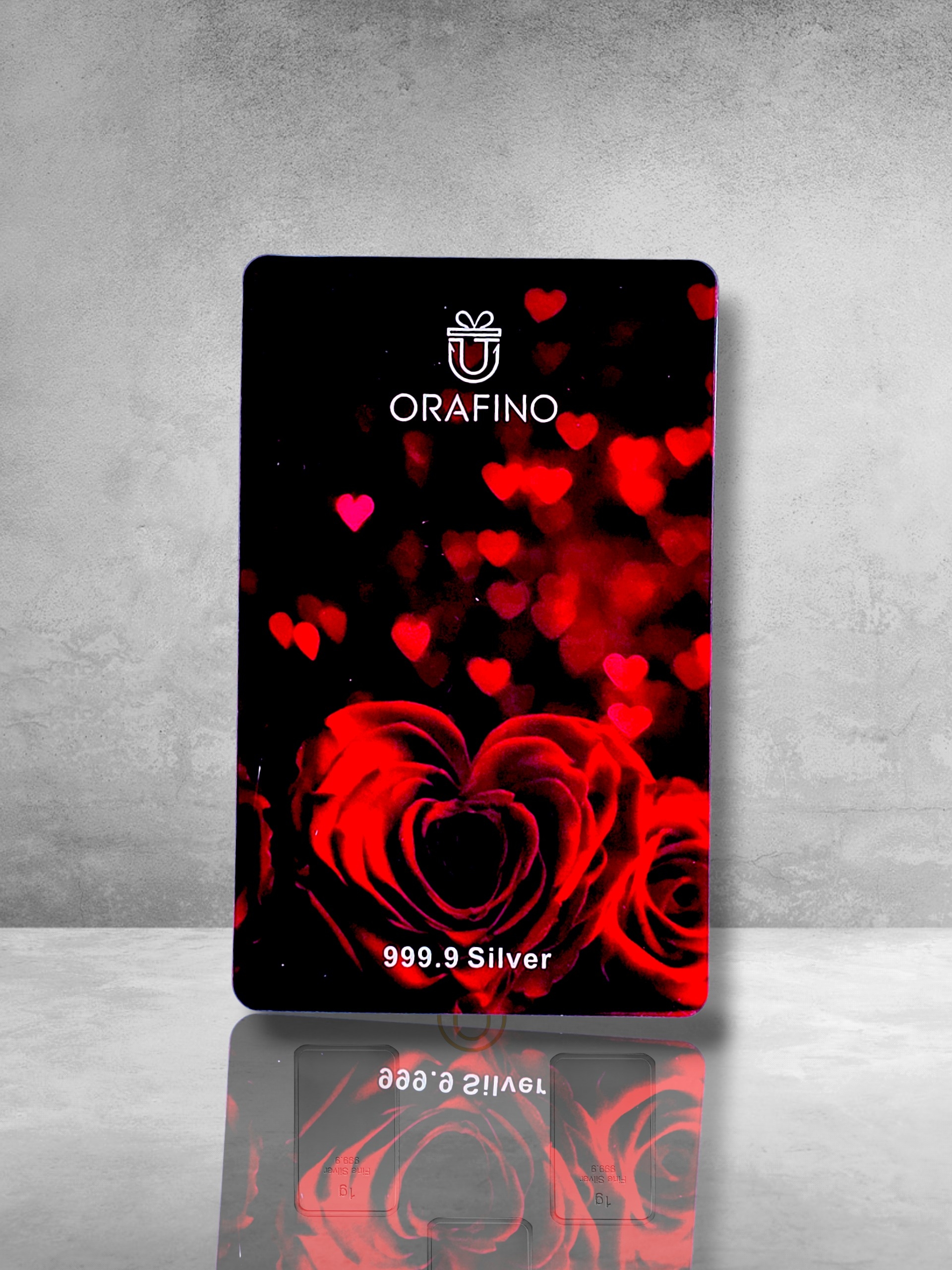 Orafino Geschenkkarte "For you" Rote Rosen 5 x 1 g