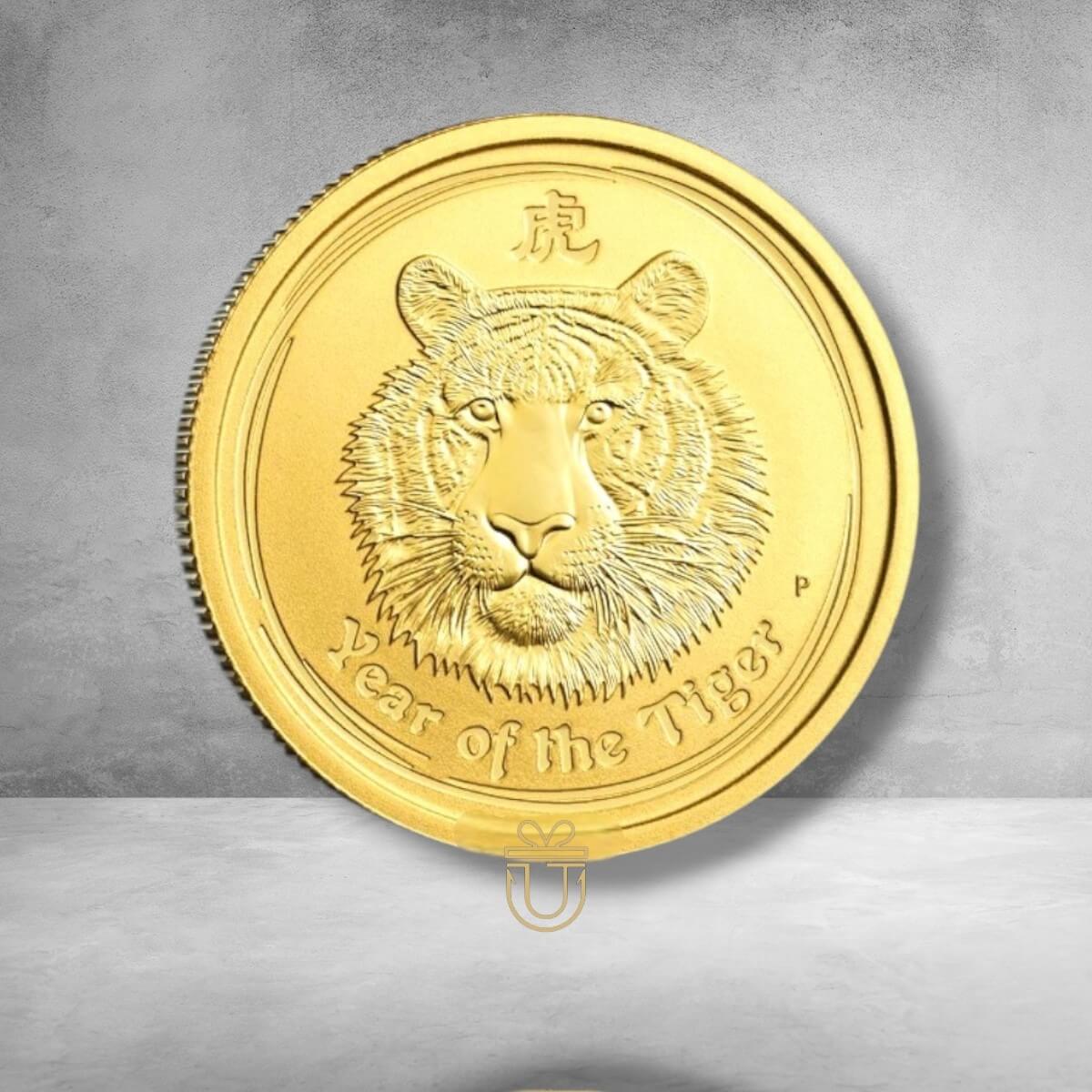 Goldmünze „Year of the Tiger“ – Australia - Jahrgang 2010 1/4 Oz
