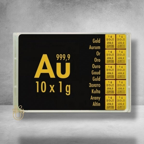 Goldbarren Tafelbarren (CombiBar / Multicard) 10 x 1 g