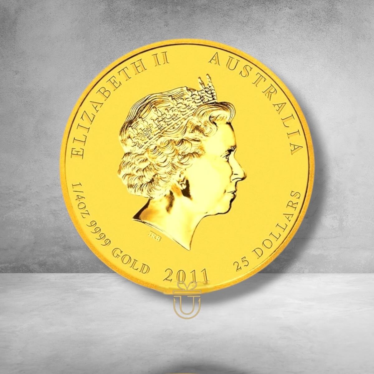 Goldmünze „Year of the Rabbit“ – Australia - Jahrgang 2011 1/4 Oz