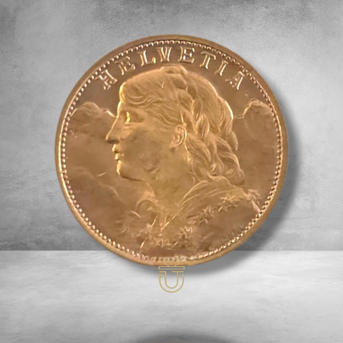Vrenelli - 20 Franken Goldmünze Schweiz Jahrgang 1935 – Helvetia
