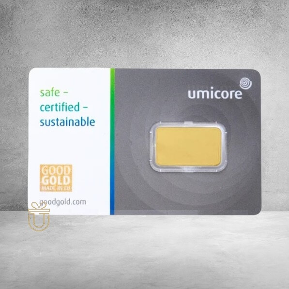 Goldbarren Karte 5g