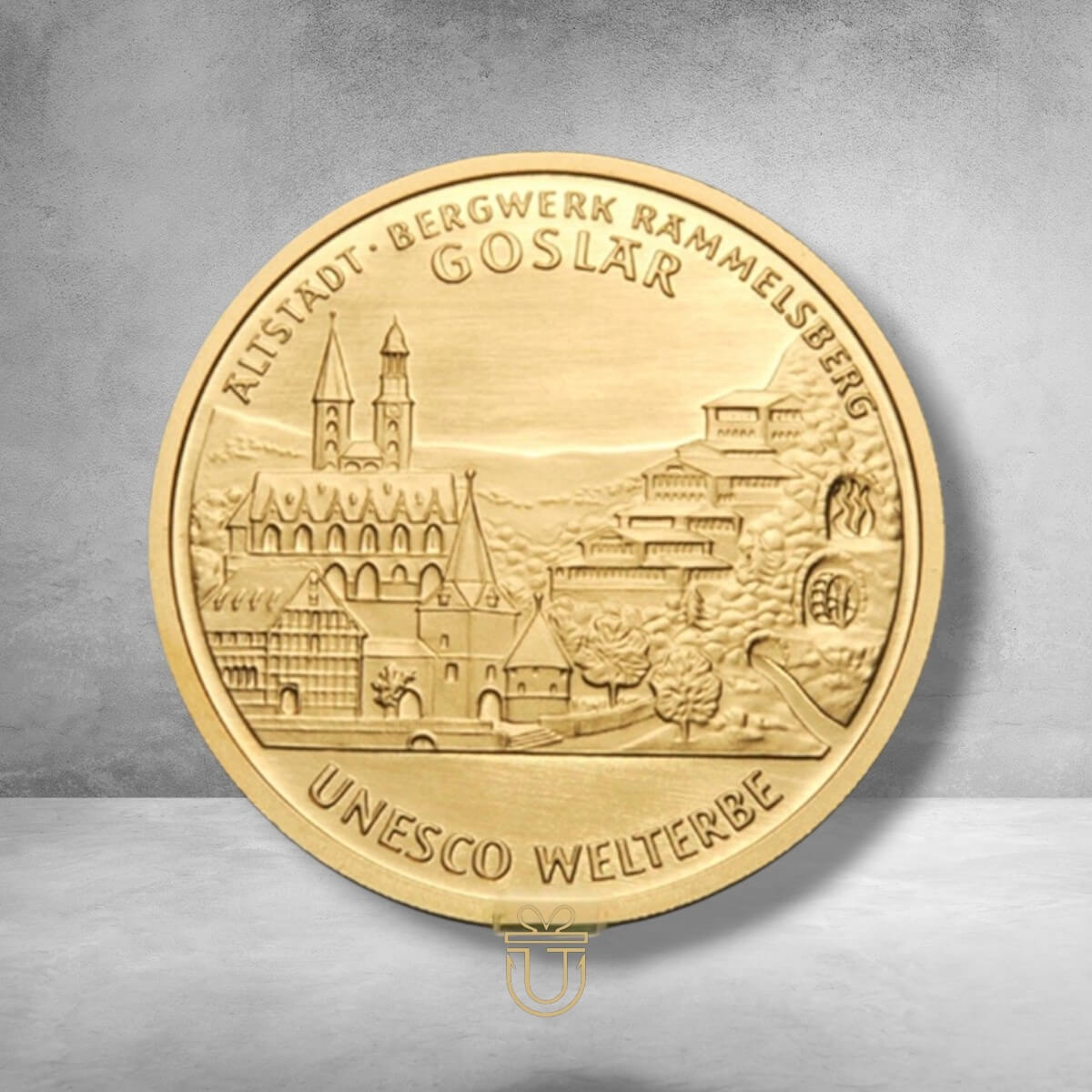 100 € Euro Goldmünze – UNESCO Welterbe Goslar & Rammelsberg 1/2 Oz