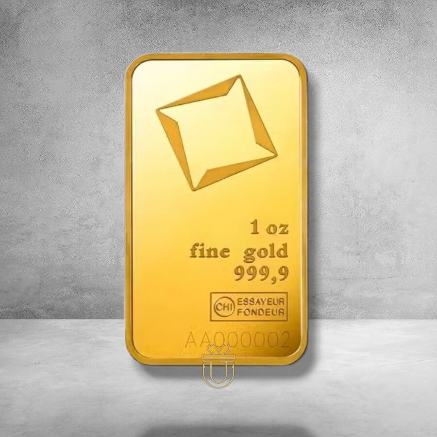 Gold Bar Card 1 oz **