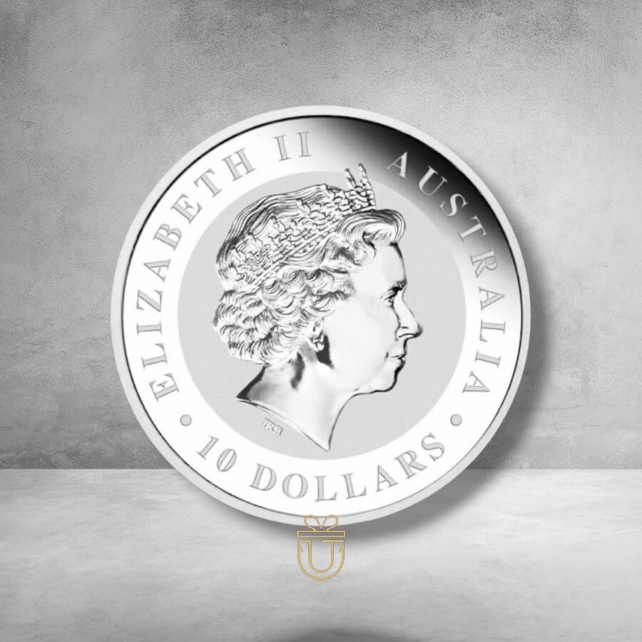 Australia Kookaburra 10 AUD - Jahrgang 2010  10 Oz Silbermünze