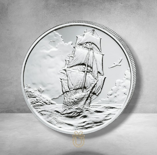 Ascension Island – Segelschiff Silbermünze 1 Oz
