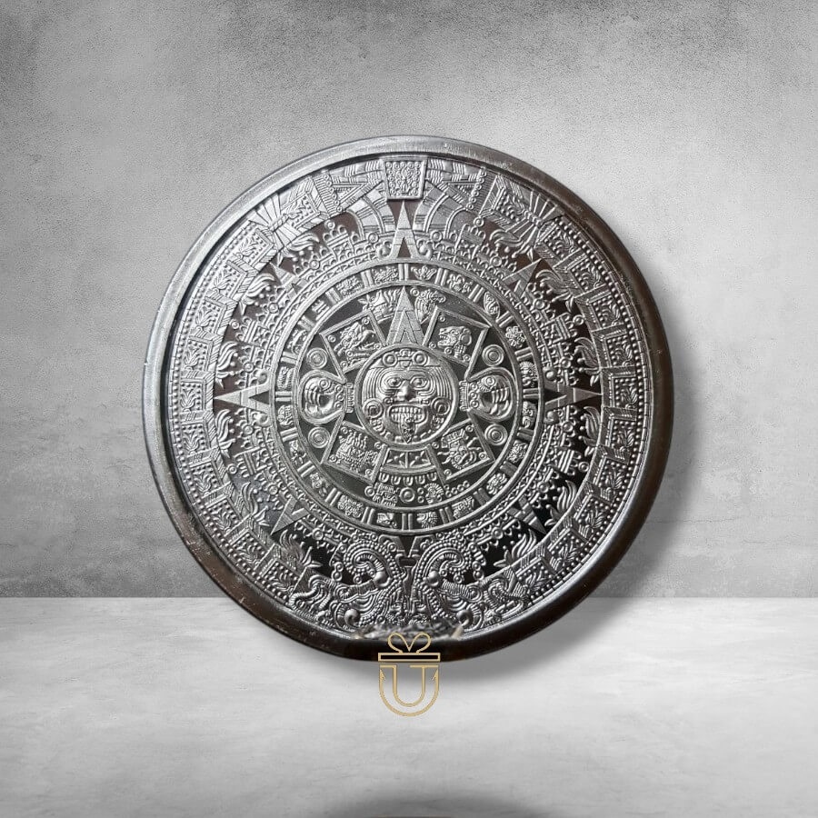 Aztekenkalender Silber-Rund 5 Oz