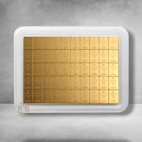 Degussa Combibar 50x 1g Gold **