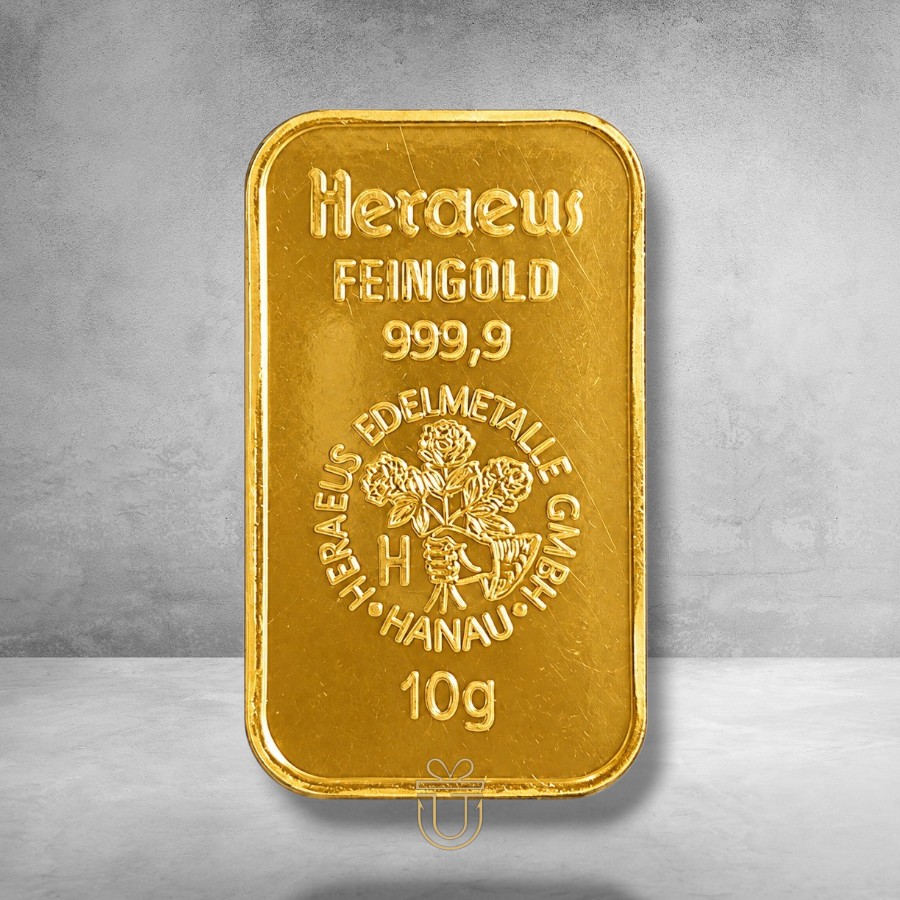 Gold Bar Card 10 g - Vintage - without blister packaging