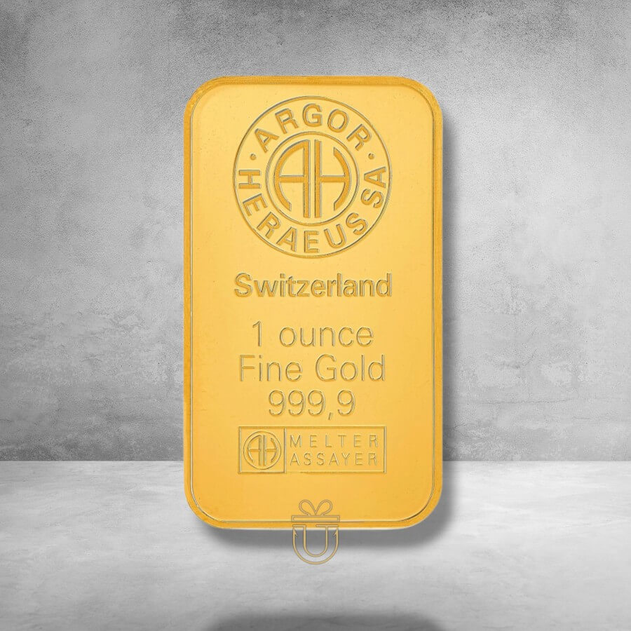 Gold Bar Card 1 oz