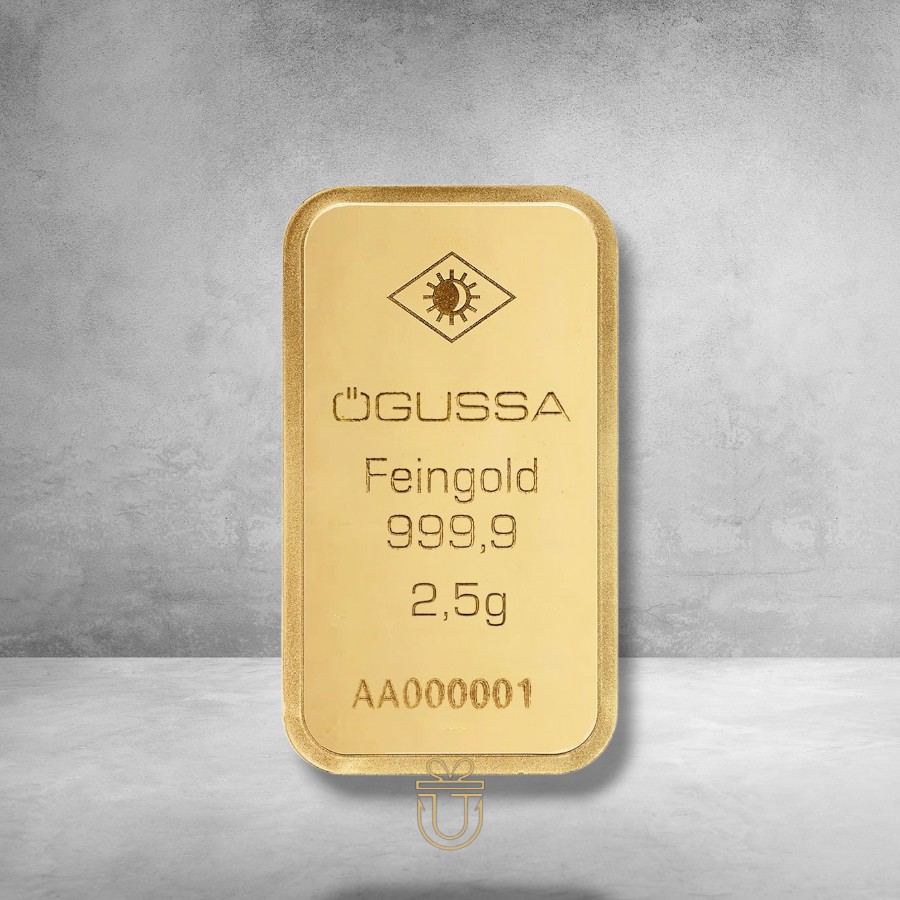 Ögussa Goldbarren 2,5g Vintage **